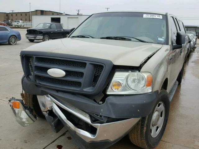 1FTRX12WX7NA27911 - 2007 FORD F150 BROWN photo 2