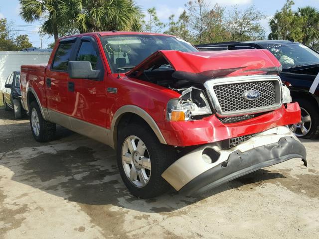 1FTPW12V57KB21732 - 2007 FORD F150 SUPER RED photo 1