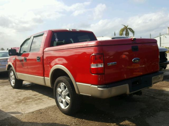 1FTPW12V57KB21732 - 2007 FORD F150 SUPER RED photo 3