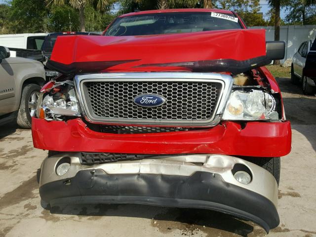 1FTPW12V57KB21732 - 2007 FORD F150 SUPER RED photo 9