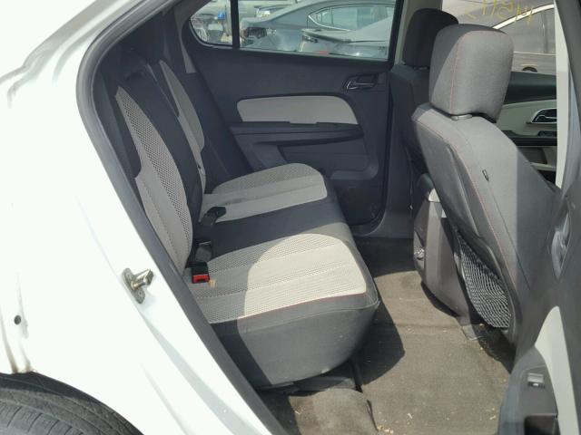 2CNALDEC9B6204551 - 2011 CHEVROLET EQUINOX LT WHITE photo 6