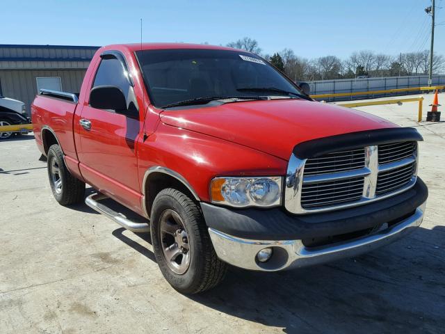 1D7HA16K54J243078 - 2004 DODGE RAM 1500 S RED photo 1