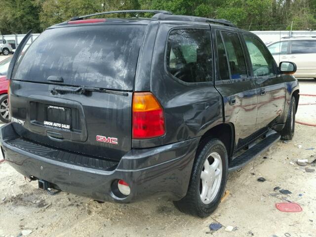 1GKDT13S142275824 - 2004 GMC ENVOY BLACK photo 4