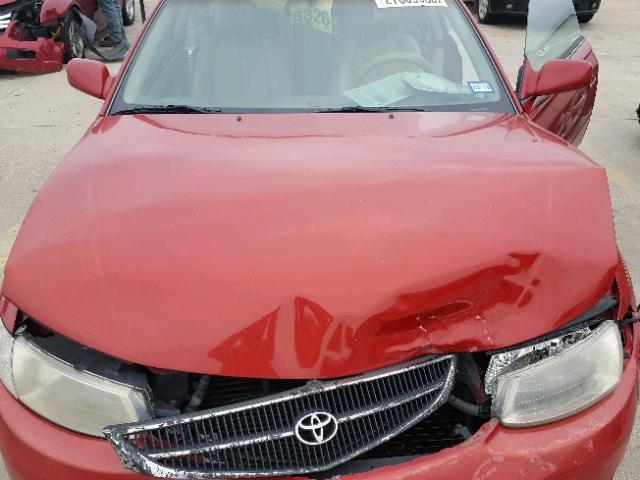 2T1CF22P11C467596 - 2001 TOYOTA CAMRY SOLA RED photo 7