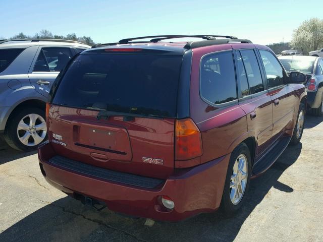 1GKET63M272149575 - 2007 GMC ENVOY DENA RED photo 4