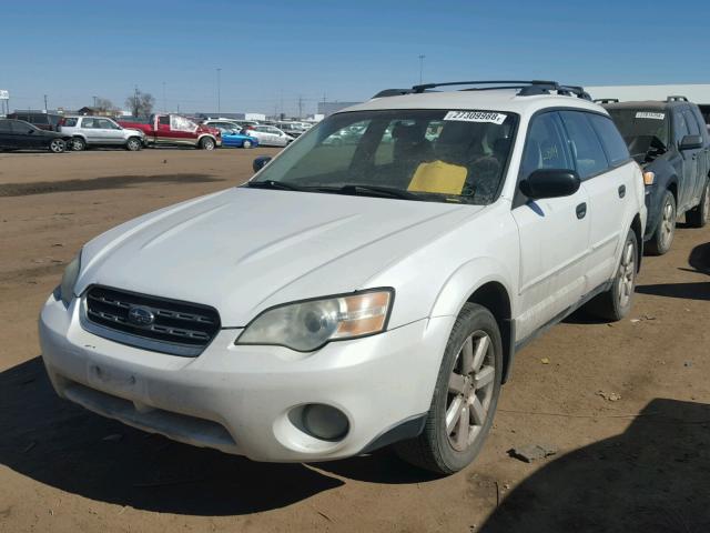 4S4BP61C067337375 - 2006 SUBARU LEGACY OUT WHITE photo 2