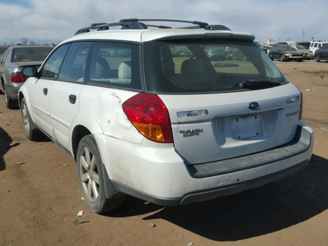 4S4BP61C067337375 - 2006 SUBARU LEGACY OUT WHITE photo 3