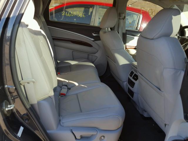 5FRYD4H40EB042570 - 2014 ACURA MDX TECHNO CHARCOAL photo 6
