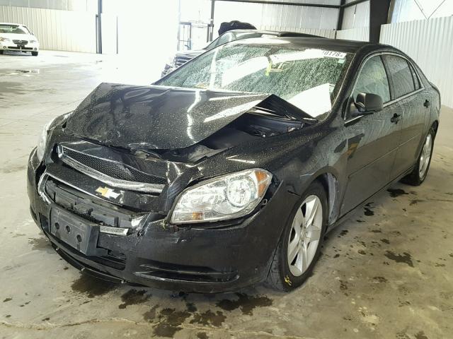 1G1ZB5E06CF217487 - 2012 CHEVROLET MALIBU LS შავი ფოტო 2