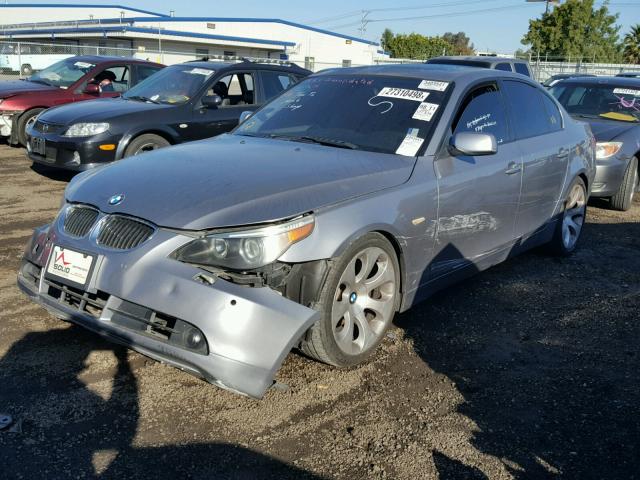 WBANB53547CP04714 - 2007 BMW 550 I GRAY photo 2