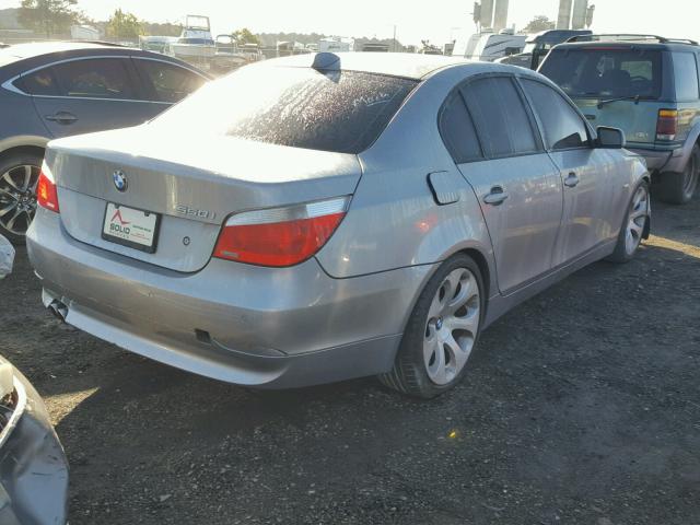WBANB53547CP04714 - 2007 BMW 550 I GRAY photo 4