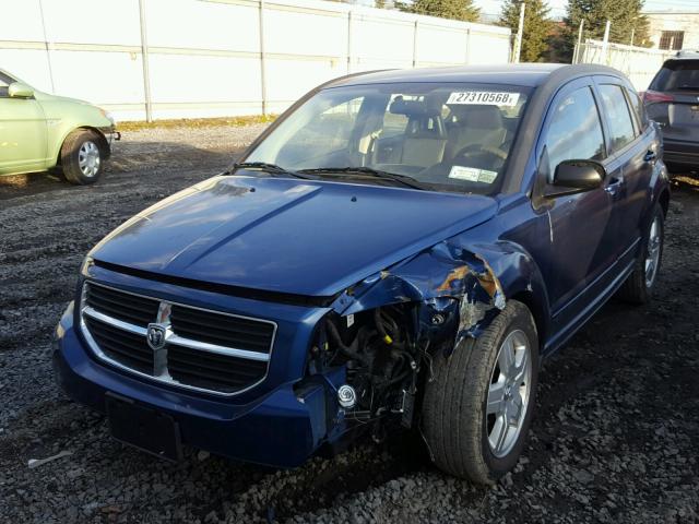 1B3HB48A99D142789 - 2009 DODGE CALIBER SX BLUE photo 2