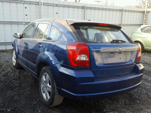 1B3HB48A99D142789 - 2009 DODGE CALIBER SX BLUE photo 3