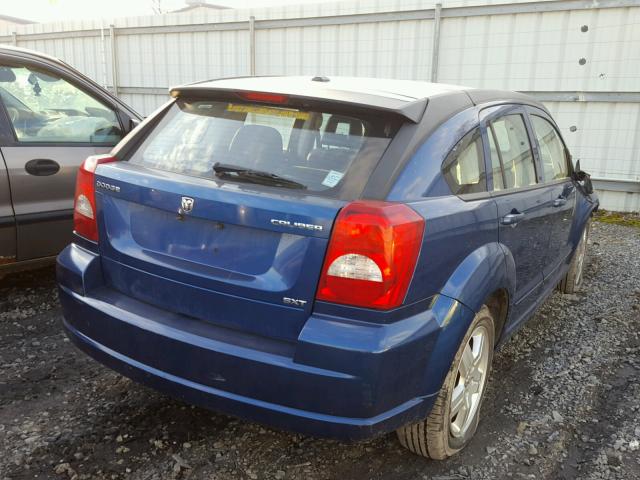 1B3HB48A99D142789 - 2009 DODGE CALIBER SX BLUE photo 4