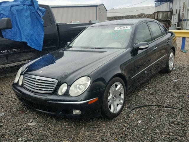 WDBUF70J83A182156 - 2003 MERCEDES-BENZ E 500 BLACK photo 2