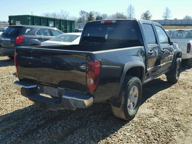 1GCDT13E088100814 - 2008 CHEVROLET COLORADO BLACK photo 4