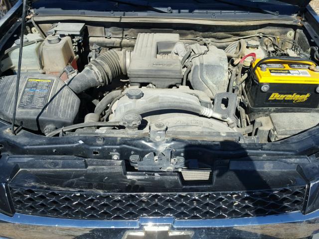 1GCDT13E088100814 - 2008 CHEVROLET COLORADO BLACK photo 7