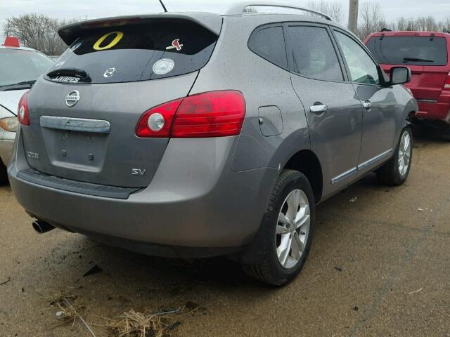 JN8AS5MT9DW515389 - 2013 NISSAN ROGUE S SILVER photo 4