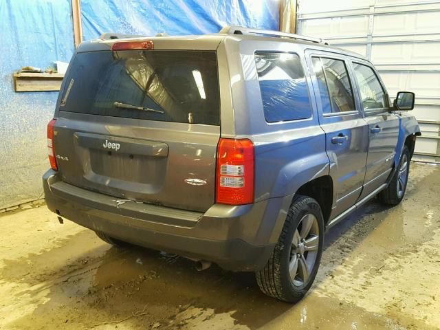 1C4NJRFB7FD347374 - 2015 JEEP PATRIOT LA GRAY photo 4