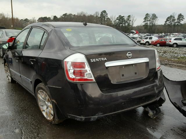 3N1AB6AP7AL658323 - 2010 NISSAN SENTRA 2.0 CHARCOAL photo 3