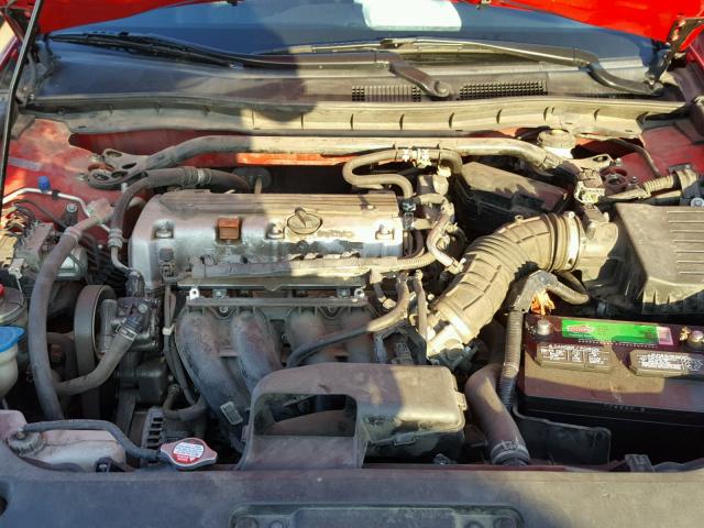 1HGCS1B81AA007603 - 2010 HONDA ACCORD EXL RED photo 7