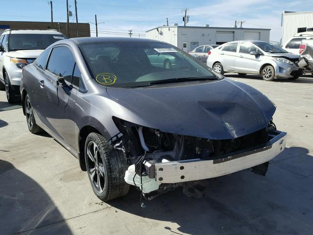 2HGFG3B82FH522354 - 2015 HONDA CIVIC EX GRAY photo 1