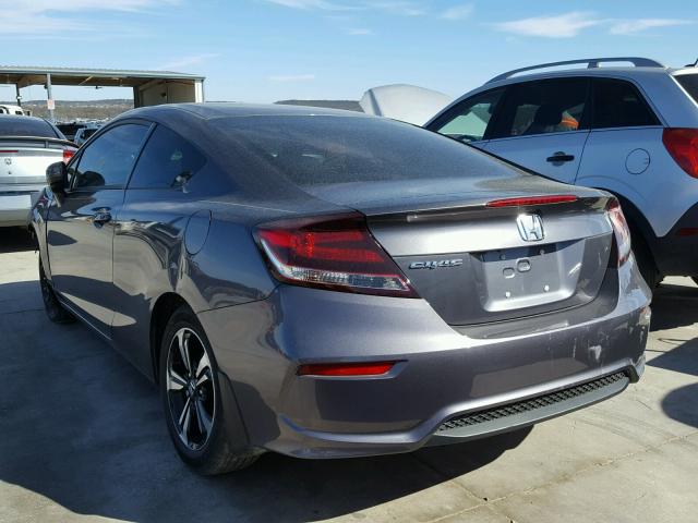 2HGFG3B82FH522354 - 2015 HONDA CIVIC EX ნაცრისფერი ფოტო 3