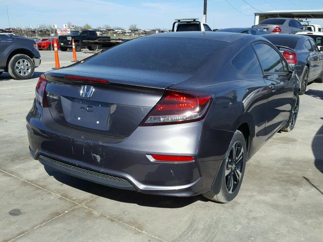 2HGFG3B82FH522354 - 2015 HONDA CIVIC EX GRAY photo 4