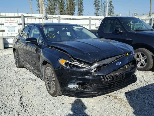 3FA6P0K99HR130278 - 2017 FORD FUSION TIT BLACK photo 1