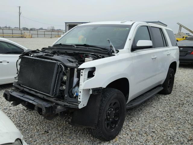 1GNLC2EC2FR576607 - 2015 CHEVROLET TAHOE POLI WHITE photo 2