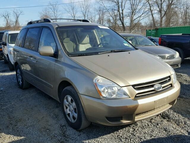 KNDMB133376140669 - 2007 KIA SEDONA EX GOLD photo 1