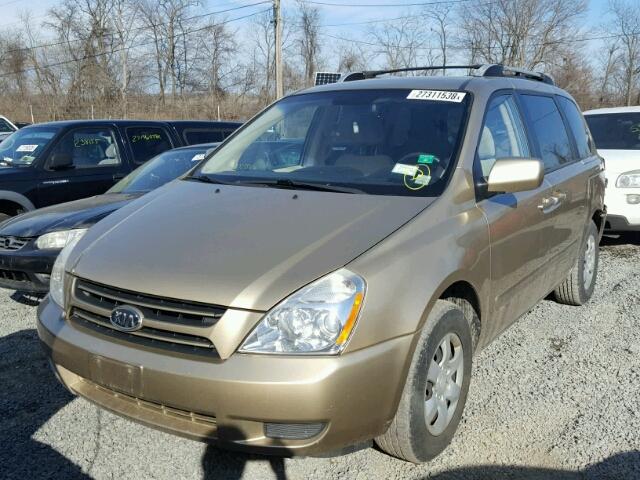 KNDMB133376140669 - 2007 KIA SEDONA EX GOLD photo 2