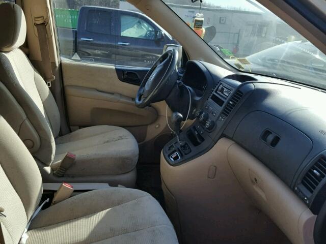 KNDMB133376140669 - 2007 KIA SEDONA EX GOLD photo 5