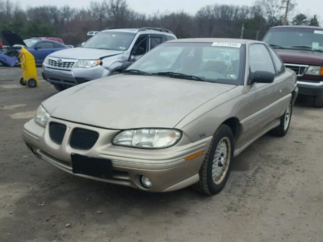 1G2NE12M7VC808241 - 1997 PONTIAC GRAND AM S GOLD photo 2