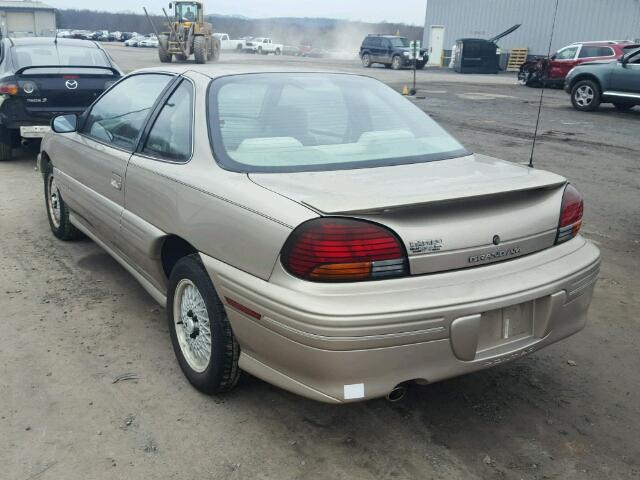 1G2NE12M7VC808241 - 1997 PONTIAC GRAND AM S GOLD photo 3