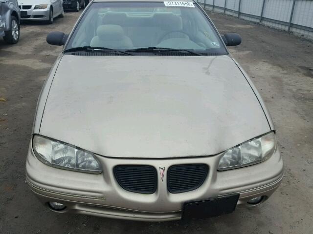 1G2NE12M7VC808241 - 1997 PONTIAC GRAND AM S GOLD photo 9