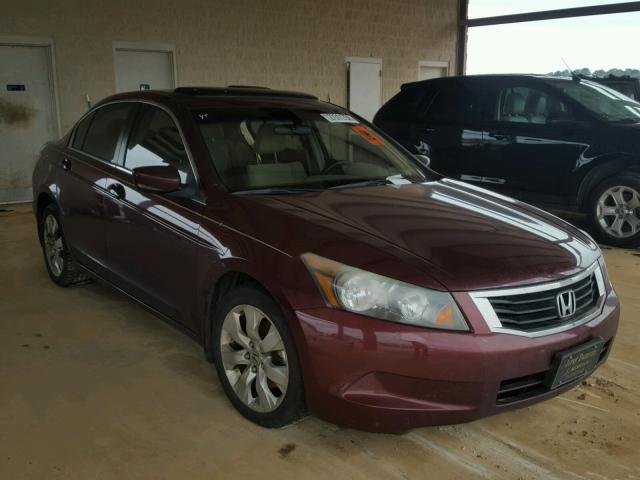 1HGCP26719A152662 - 2009 HONDA ACCORD EX MAROON photo 1