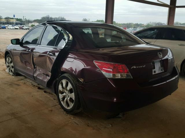 1HGCP26719A152662 - 2009 HONDA ACCORD EX MAROON photo 3