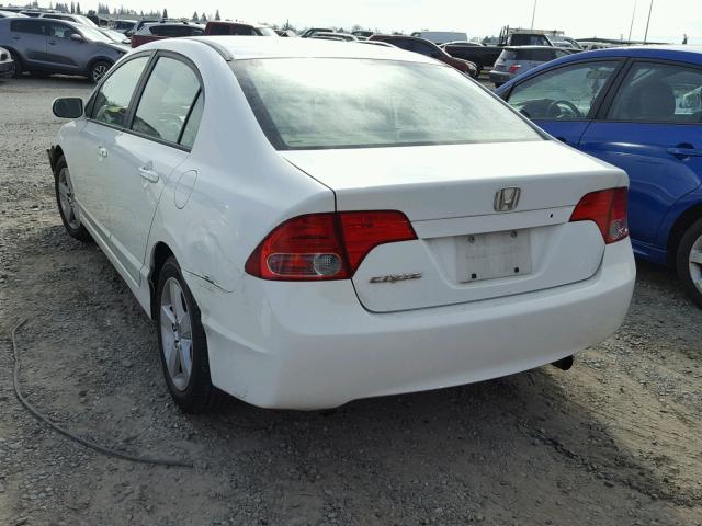 1HGFA168X6L007685 - 2006 HONDA CIVIC EX თეთრი ფოტო 3
