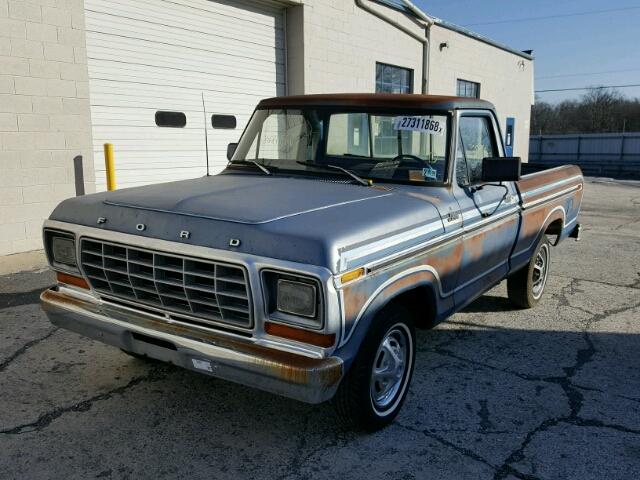 F10BEDJ1294 - 1979 FORD F100 PICKU BLUE photo 2