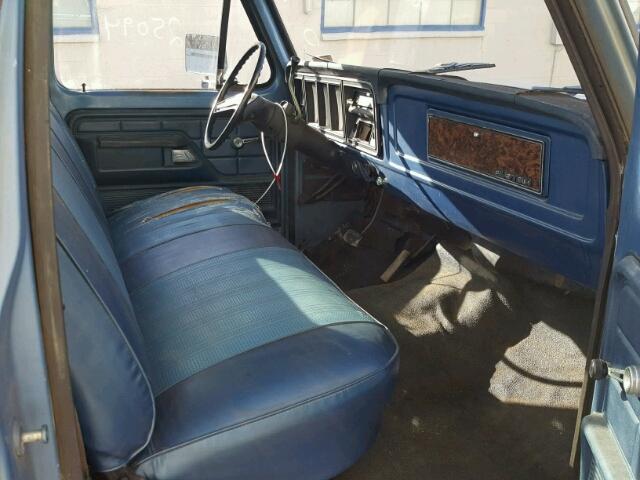 F10BEDJ1294 - 1979 FORD F100 PICKU BLUE photo 5