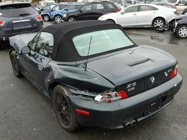 4USCH334XYLF71119 - 2000 BMW Z3 2.8 GREEN photo 3
