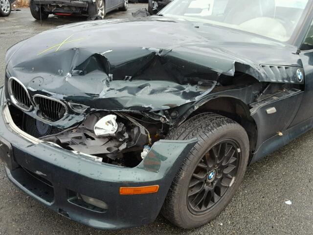 4USCH334XYLF71119 - 2000 BMW Z3 2.8 GREEN photo 9