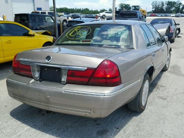 2MEFM74WX3X702966 - 2003 MERCURY GRAND MARQ TAN photo 4