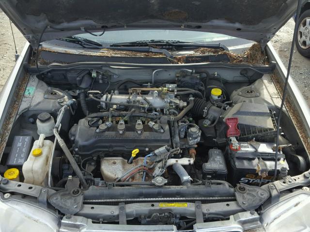 3N1CB51D91L435757 - 2001 NISSAN SENTRA XE SILVER photo 7