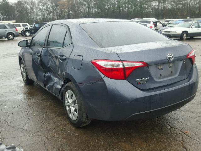 5YFBURHE5GP511981 - 2016 TOYOTA COROLLA L GRAY photo 3