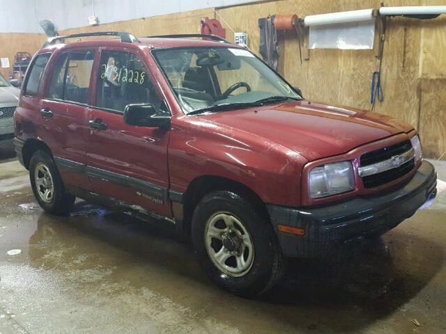 2CNBJ13C5X6936078 - 1999 CHEVROLET TRACKER BURGUNDY photo 1