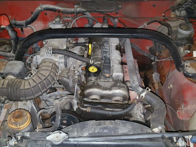 2CNBJ13C5X6936078 - 1999 CHEVROLET TRACKER BURGUNDY photo 7