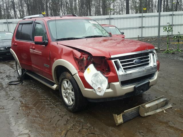 1FMEU74E56UB70795 - 2006 FORD EXPLORER E RED photo 1