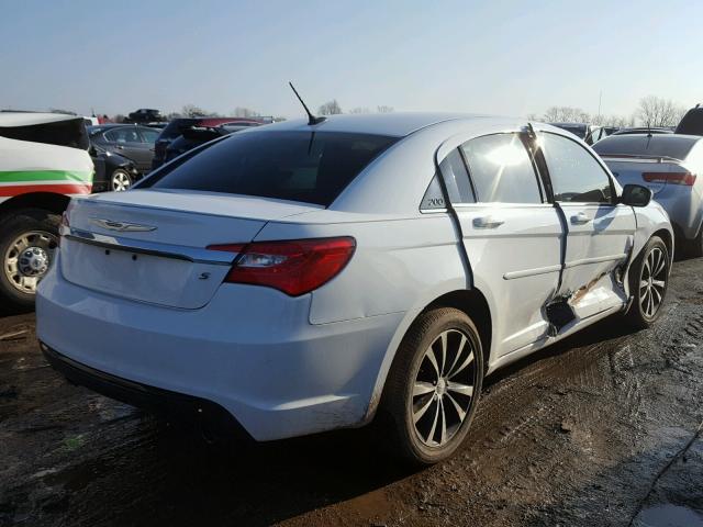 1C3BC8FG6BN567214 - 2011 CHRYSLER 200 S WHITE photo 4